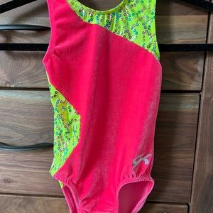GK Elite Gymnastics leotard (size CS)
